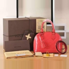 路易威登 Louis Vuitton 原单品质 M45124 女士粉红色手提单肩包