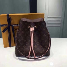路易威登 Louis Vuitton 单肩包 水桶包 LV女包 粉色 M44022