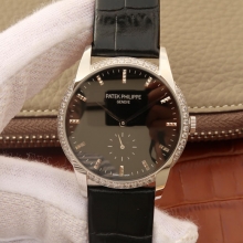 百达翡丽 古典表系7122R-001。11男士手表，进口瑞士Cal.215PS 手动机械 两针小秒功能 动力十足 ，直径：38mm