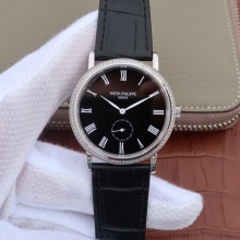 百达翡丽古典系列5119G 瑞士顶级工艺 搭载原装进口Cal.215PS机芯男士手表