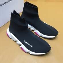 Balenciaga巴黎世家 原单品质弹性针织面料SPEED运动鞋 黑色
