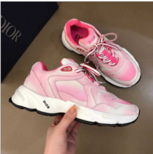 原单Dior迪奥2020新品扎染CD1粉色情侣运动鞋