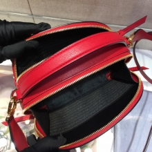 原单Prada普拉达2019最新Odette Saffiano手袋1BH123红色