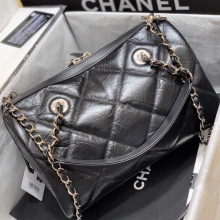 Chanel/香奈儿2020新款小号保龄球包AS1321黑色