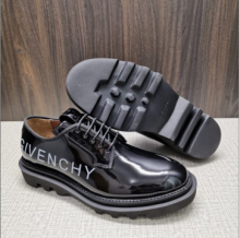 原单Givenchy纪梵希GVX热卖款COMBAT厚底皮鞋黑色德比鞋