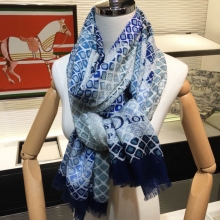 高仿Dior丝巾迪奥几何拼图案100%顶级纯羊绒围巾