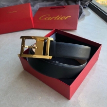 原单Cartier卡地亚精致针式扣搭配头层牛皮树膏3.5cm男款腰带