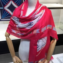 CHANEL香奈儿‘环游世界’100%300支纯羊绒围巾