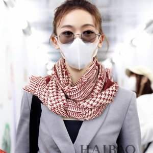 Dior原单迪奥银线叶片100%顶级纯羊绒围巾