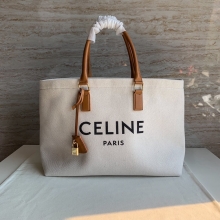 原单Celine/赛琳CABAS托特包帆布购物袋沙滩包单肩手提包 190062
