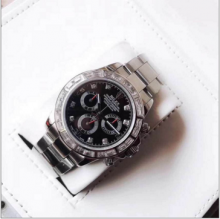 劳力士Rolex蚝式恒动宇宙型迪通拿外圈手工镶24块方钻腕表