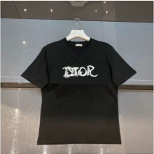 2021SS早秋新品Dior迪奥男士刺绣标识短袖T恤