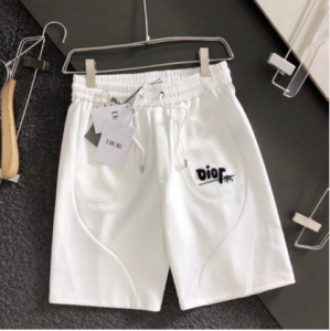 DIRO迪奥最新顶级版本字母logo刺绣拼接专柜款休闲短裤